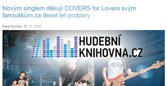Novým singlem děkují COVERS svým fanouškům