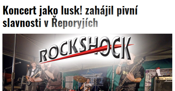 Koncert jako lusk! zahájil pivní slavnosti v Řeporyjích